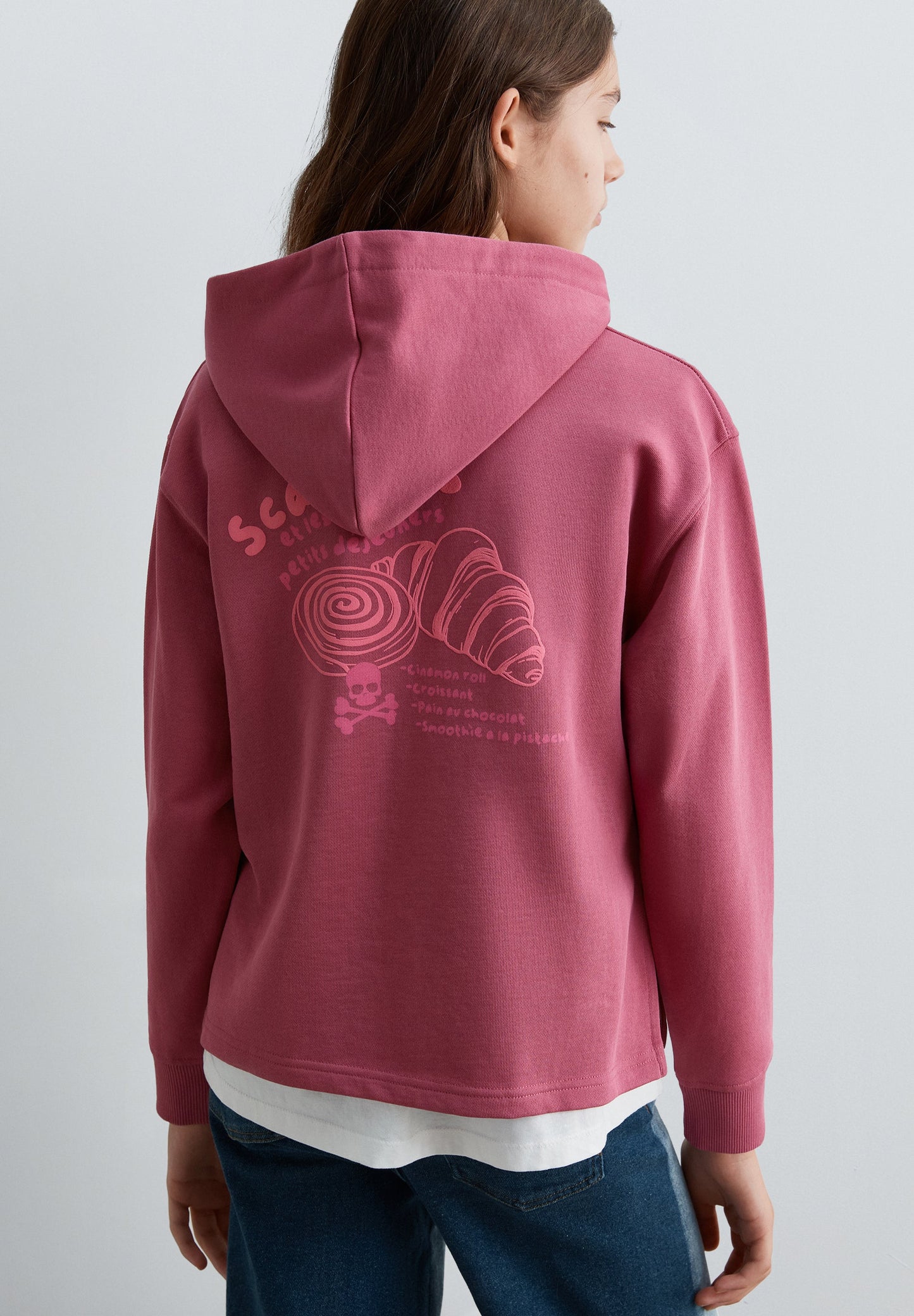 SWEATSHIRT COM PADRÃO CROISSANT