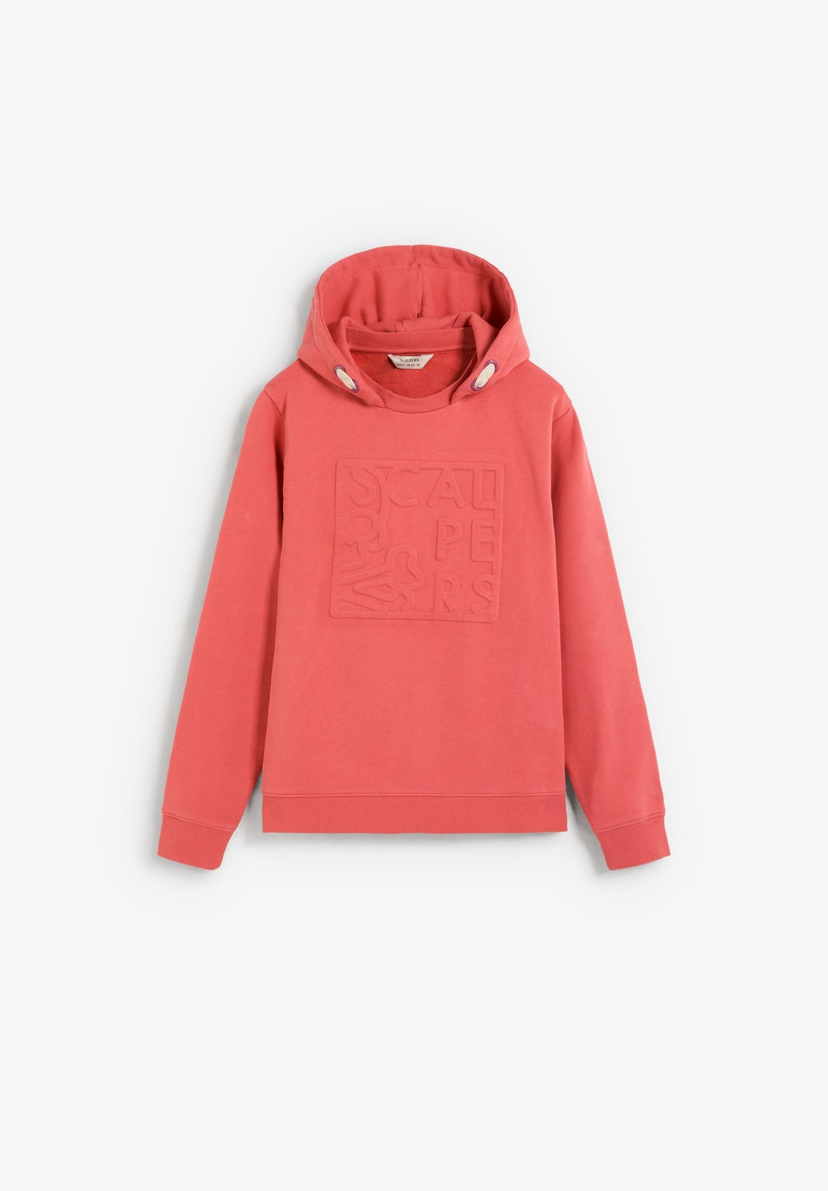 SWEATSHIRT COM CAPUZ EM RELEVO