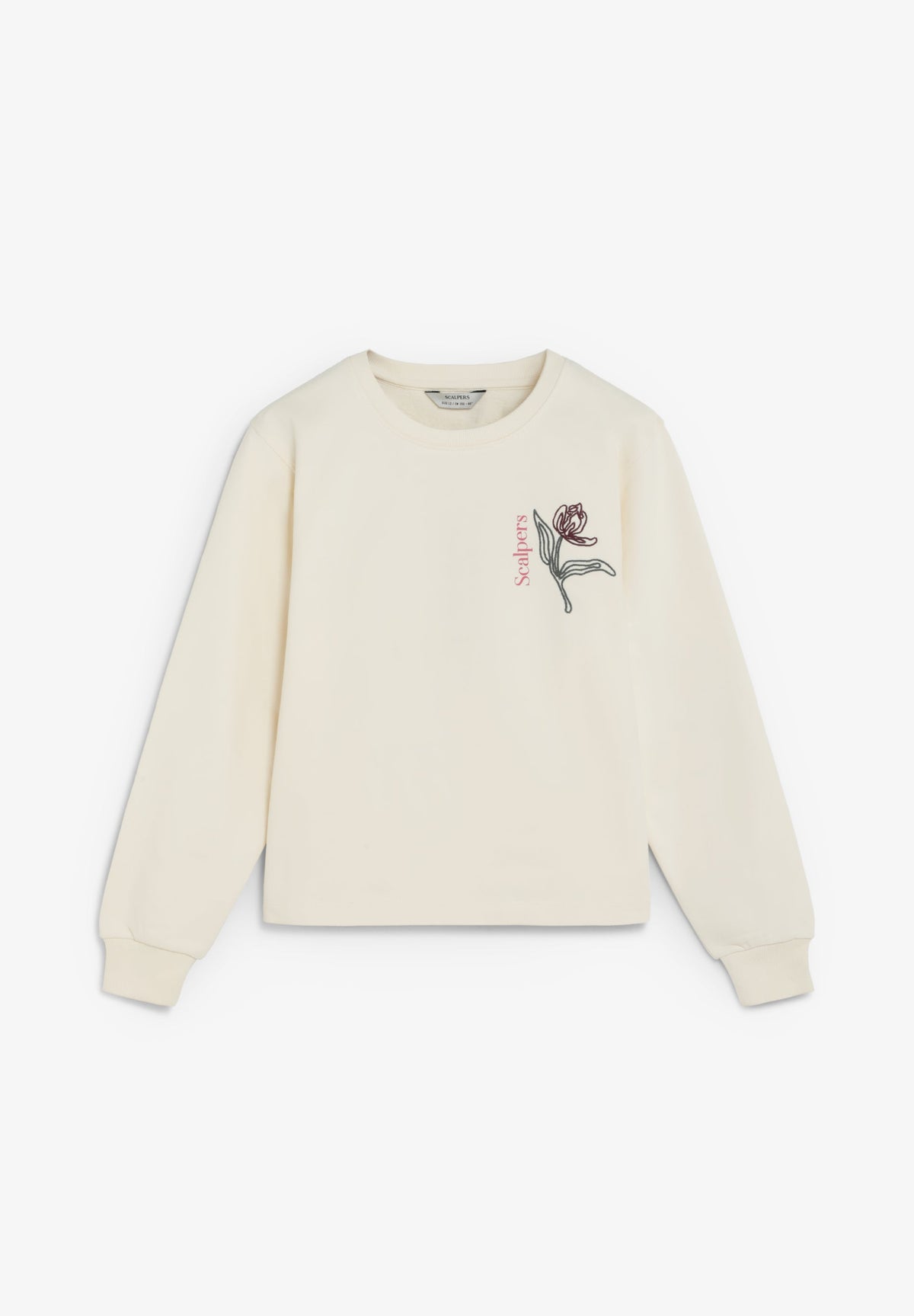 SWEATSHIRT COM BORDADO FLORAL
