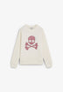 SWEATSHIRT COM PADRÃO DE SKULL