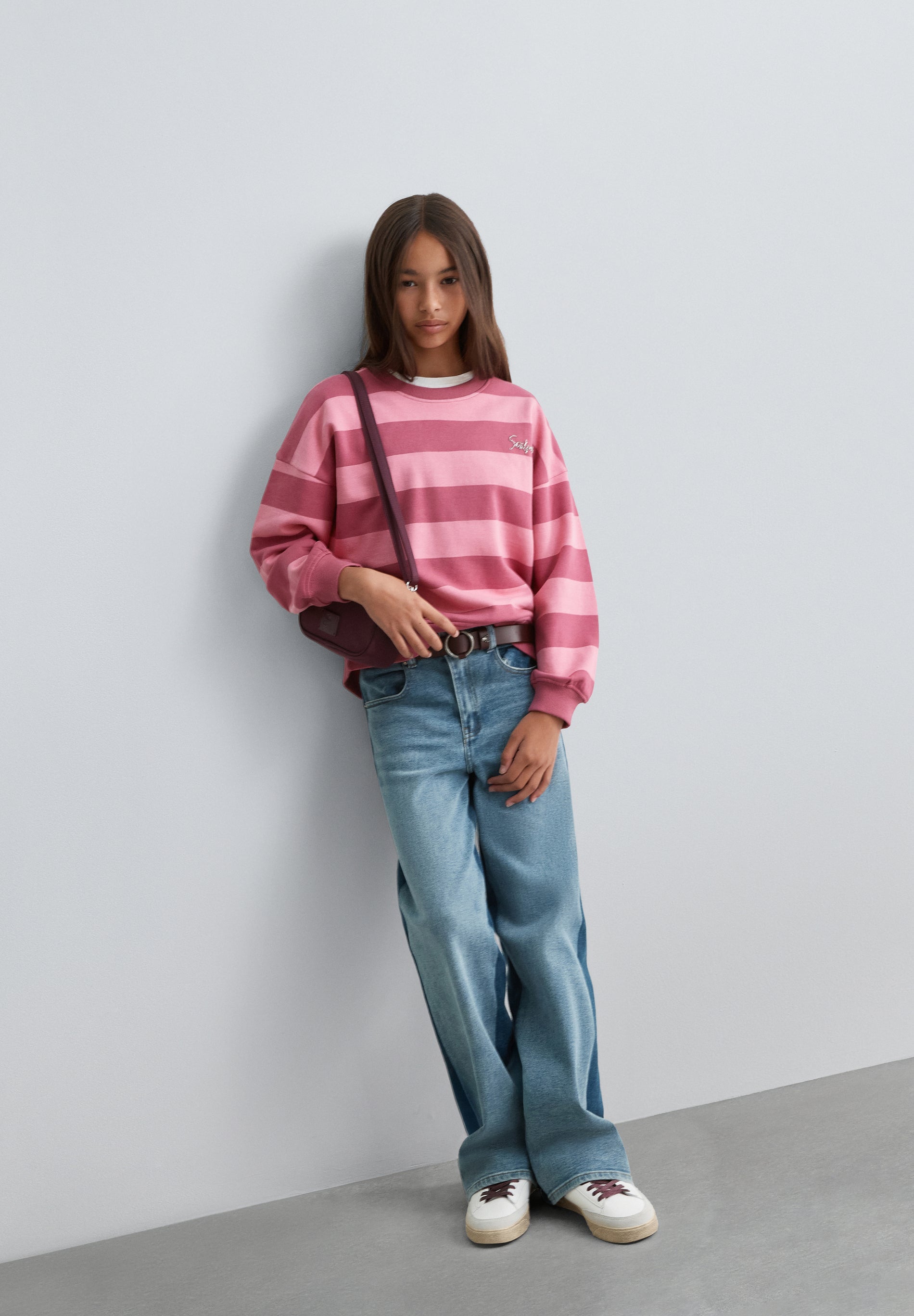 SWEATSHIRT ÀS RISCAS RELAXED FIT