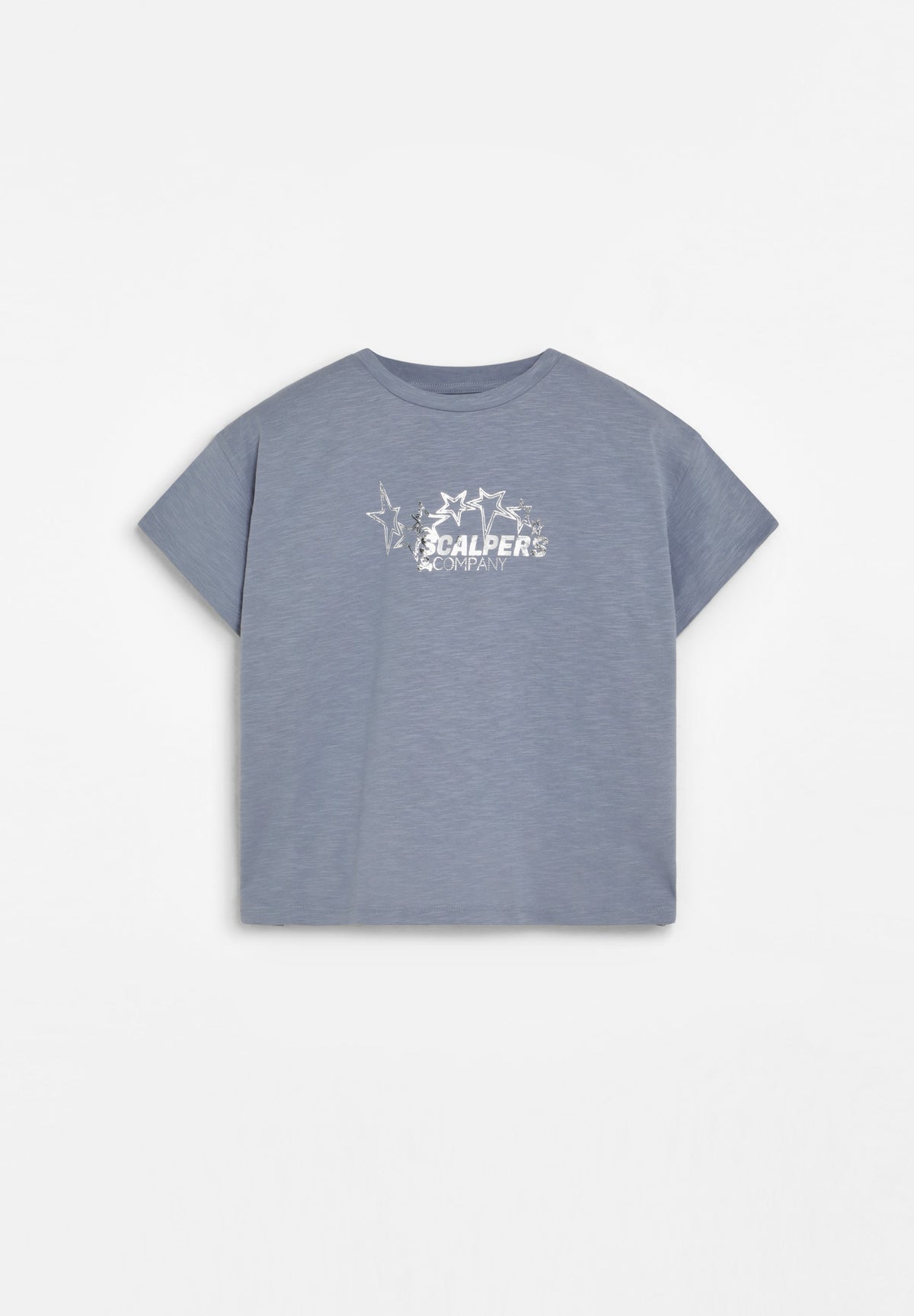 T-SHIRT RELAXED COM PADRÃO METALIZADO