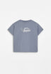 T-SHIRT RELAXED COM PADRÃO METALIZADO