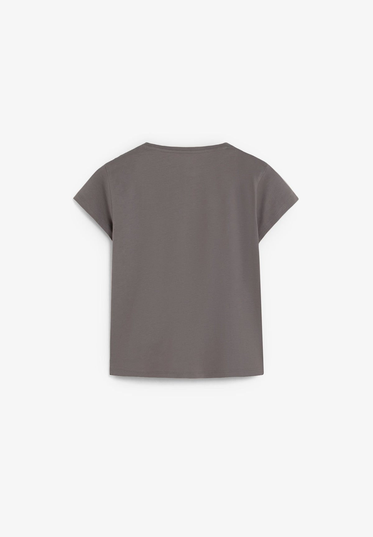 T-SHIRT COM PADRÃO À FRENTE