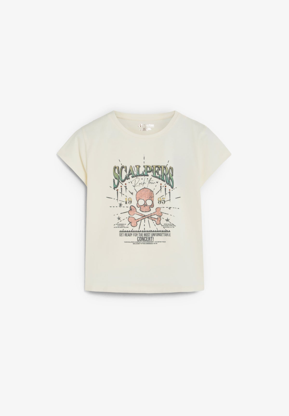 T-SHIRT COM PADRÃO À FRENTE