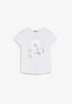 T-SHIRT COM SKULL METALIZADA