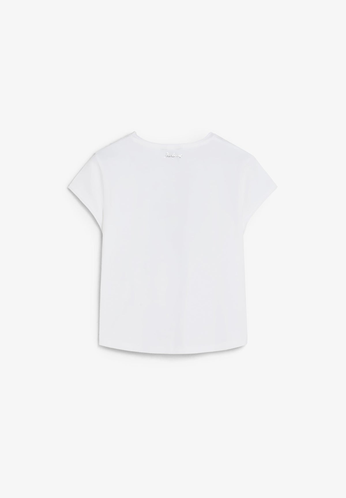 T-SHIRT COM SKULL METALIZADA