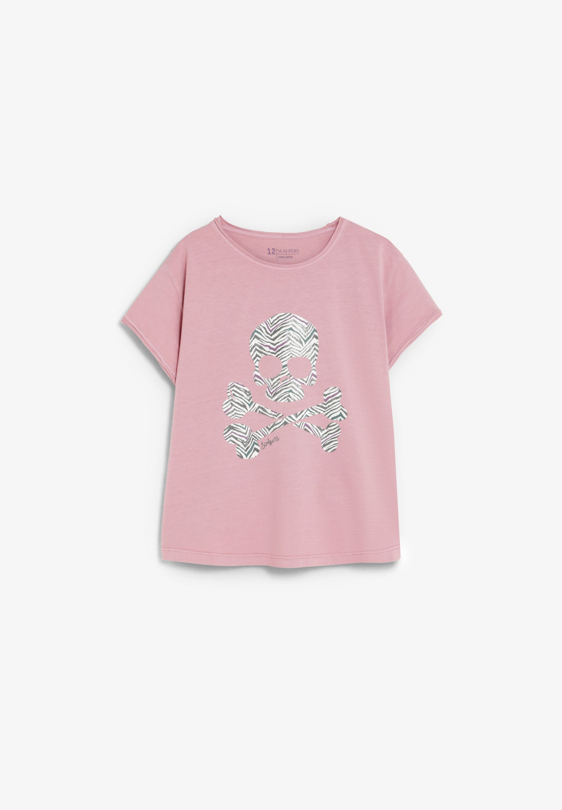 T-SHIRT COM SKULL E ESTAMPADO ANIMAL