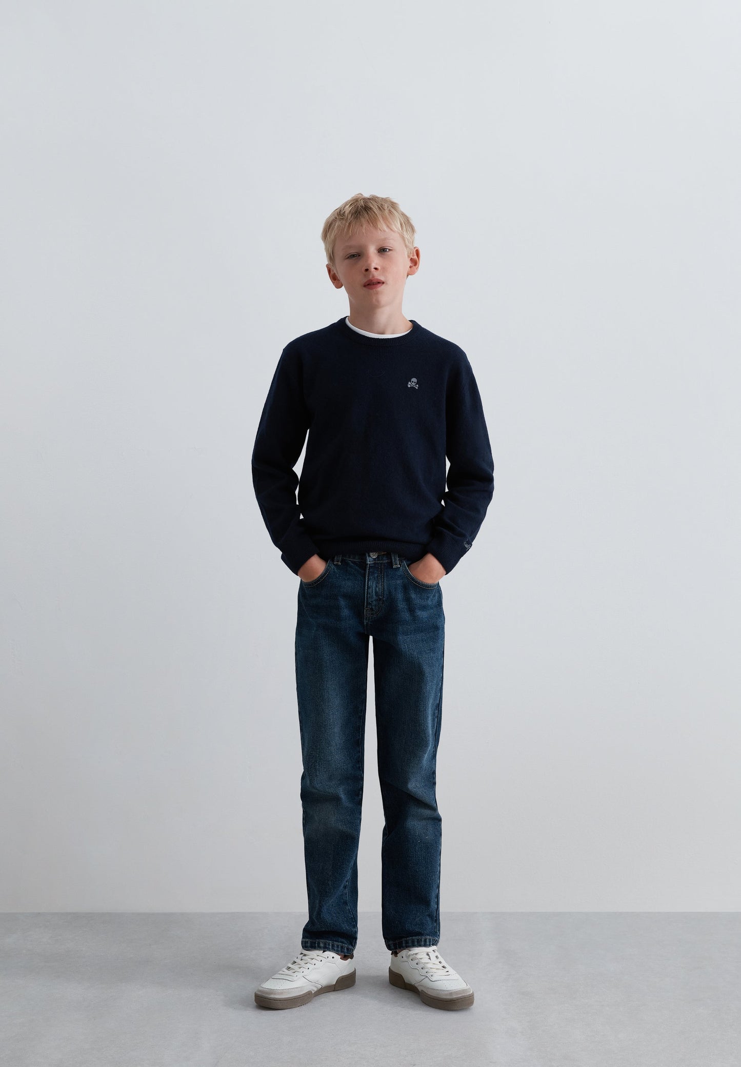 SWEATER COTOVELEIRAS EM CONTRASTE