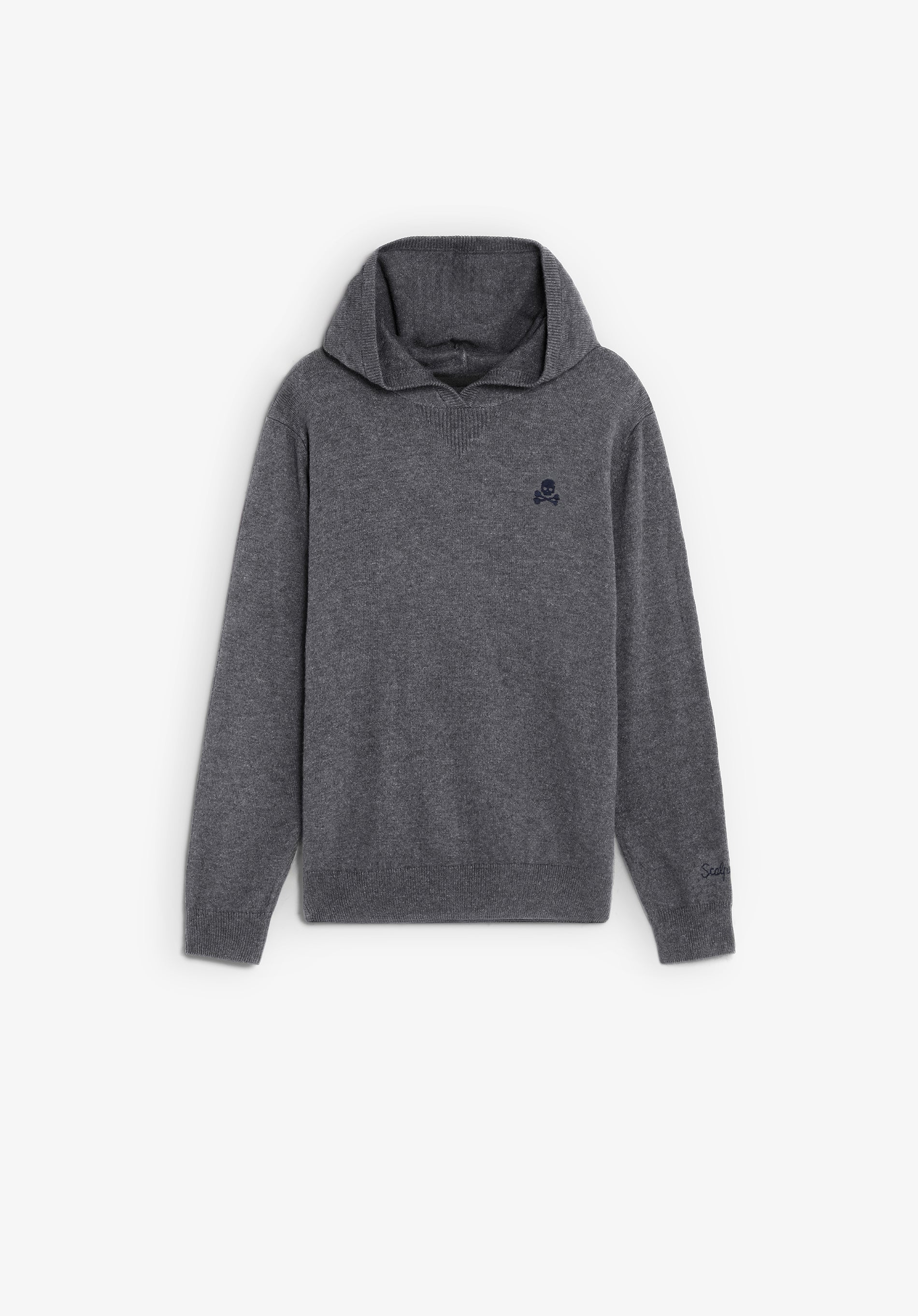 SWEATER TRICOT COM CAPUZ