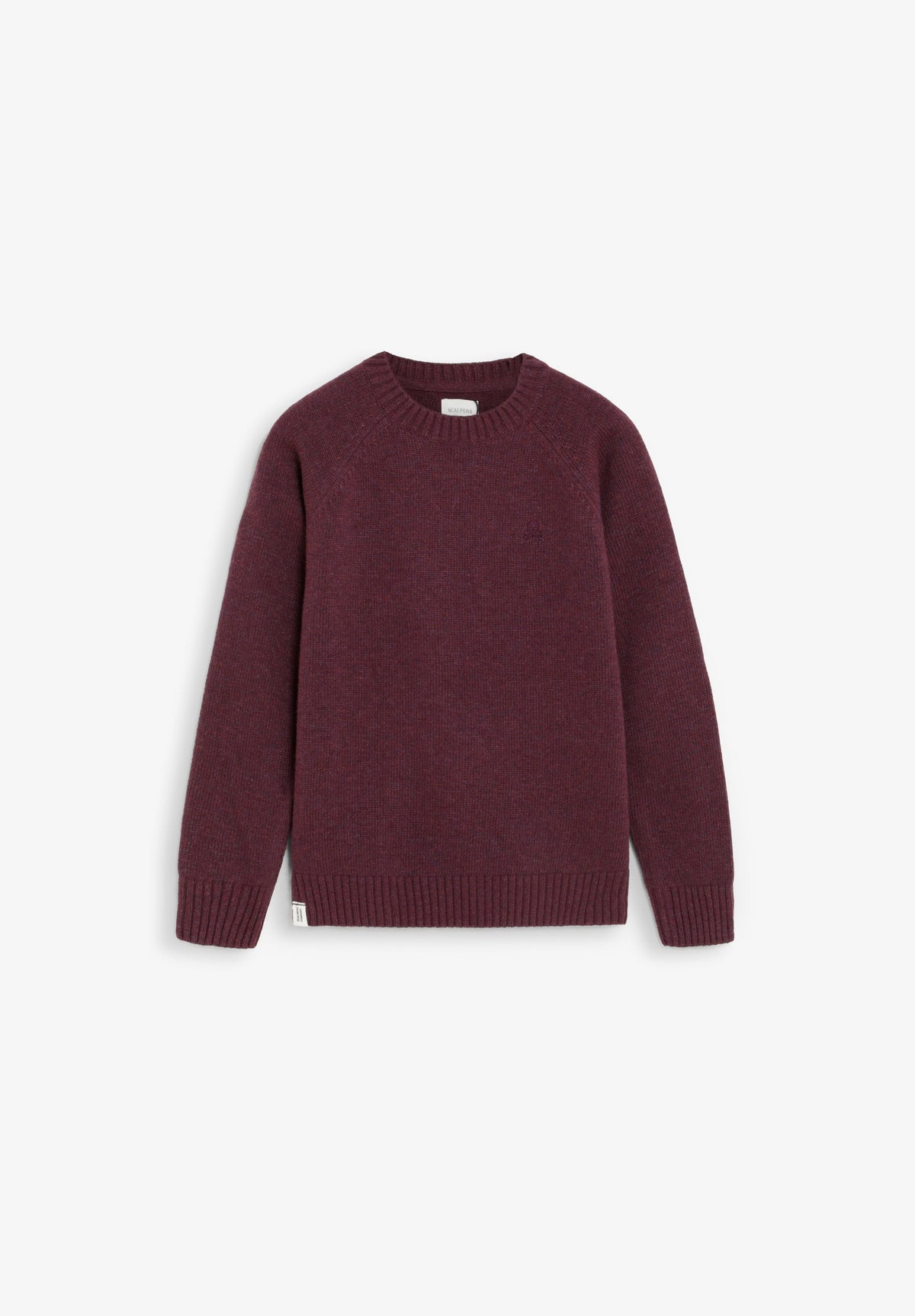 SWEATER DE LÃ COM DECOTE REDONDO