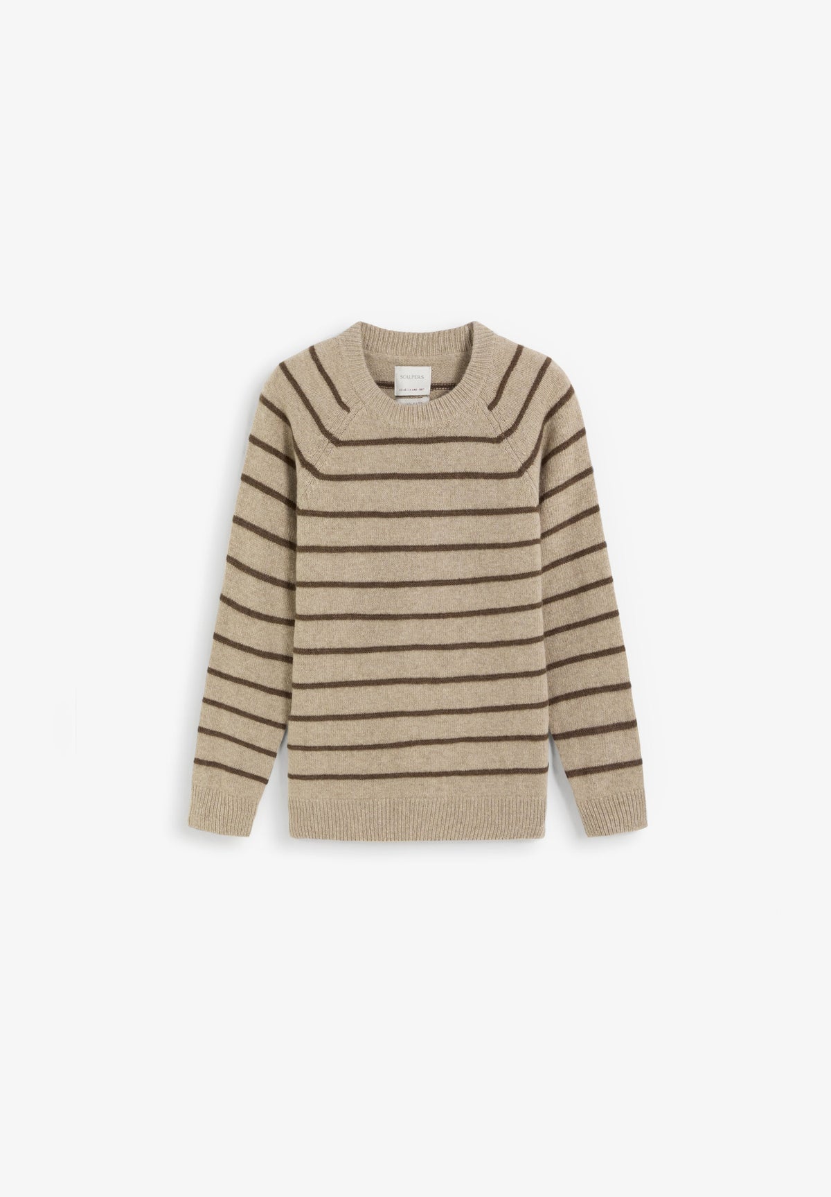SWEATER TRICOT ÀS RISCAS