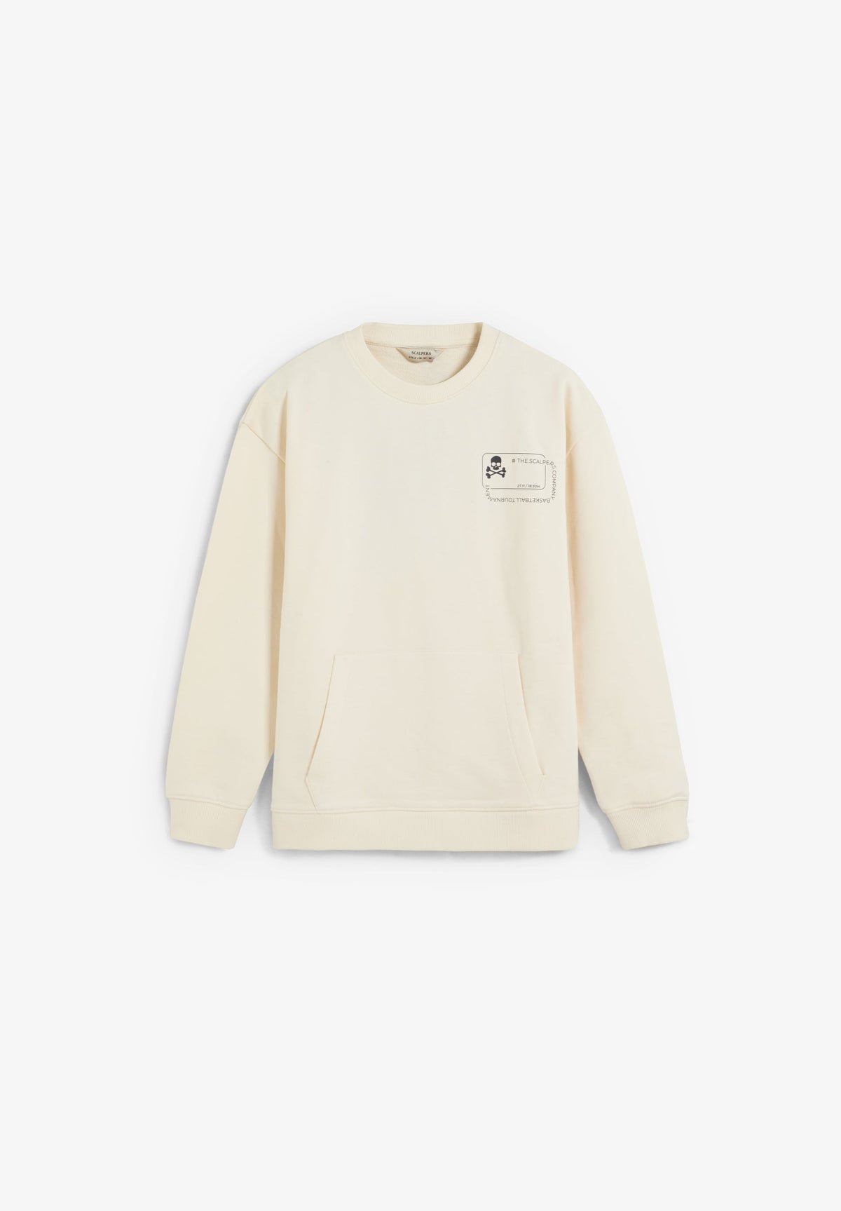 SWEATSHIRT COM PADRÃO BASKET