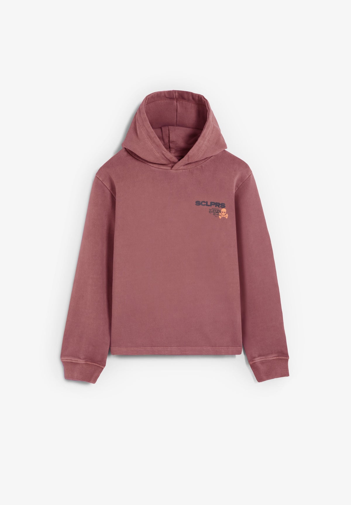 SWEATSHIRT COM CAPUZ E PADRÃO EM CONTRASTE