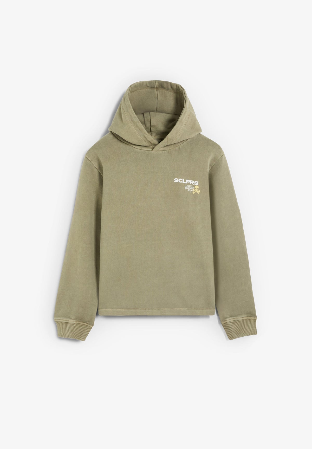 SWEATSHIRT COM CAPUZ E PADRÃO EM CONTRASTE