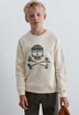 SWEATSHIRT COM SKULL À FRENTE