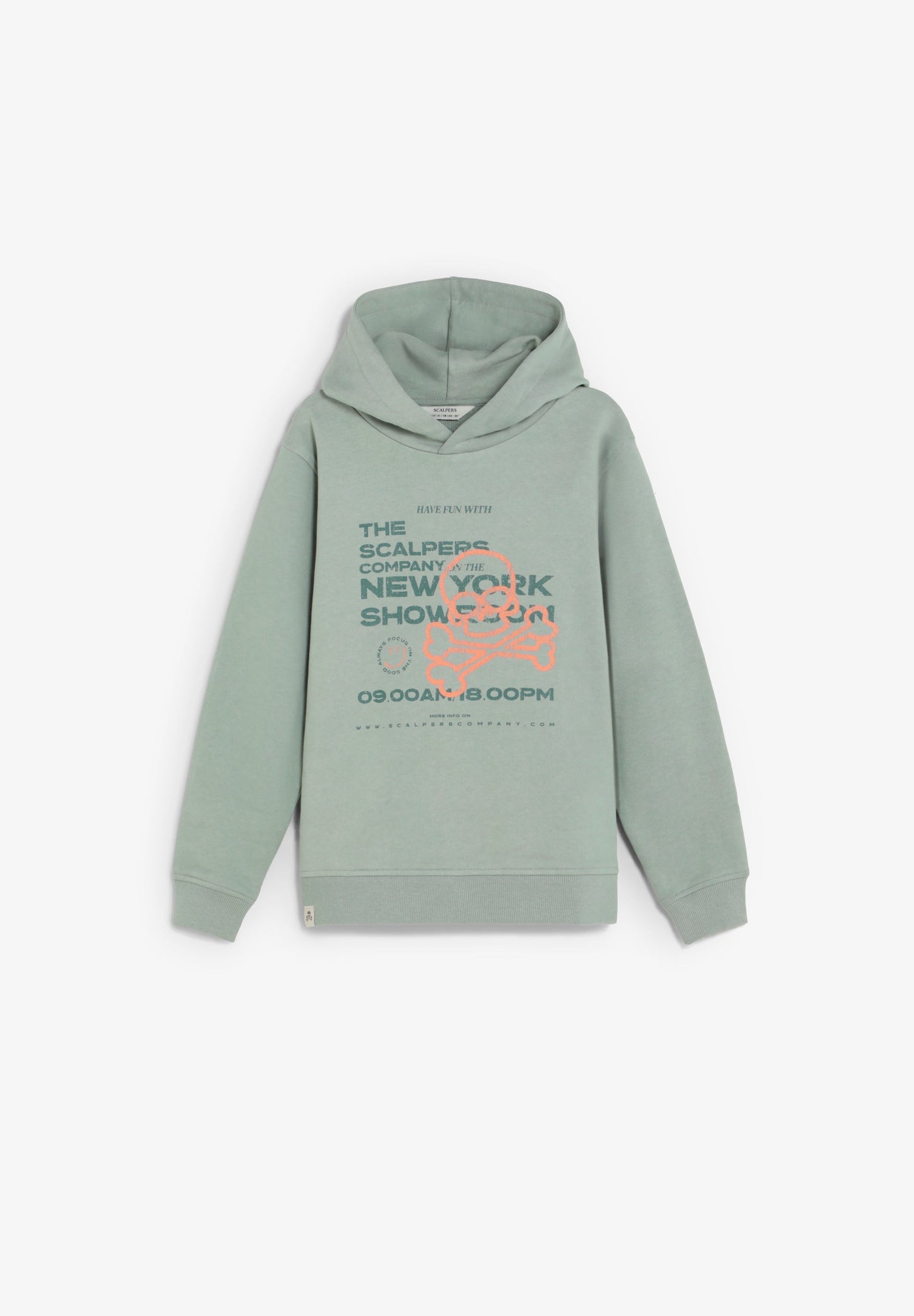 SWEAT COM CAPUZ COM EFEITO LAVADO