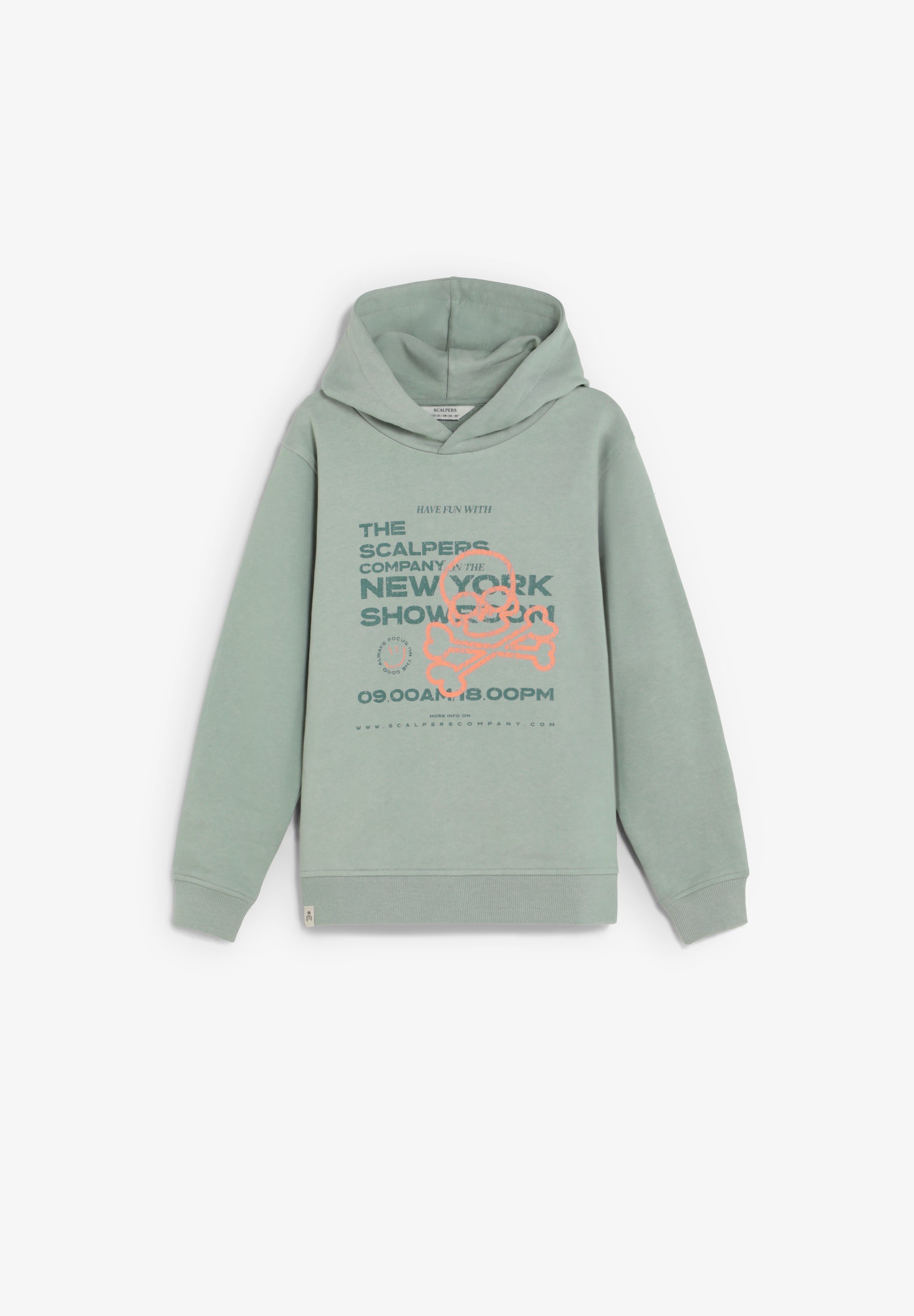 SWEAT COM CAPUZ COM EFEITO LAVADO