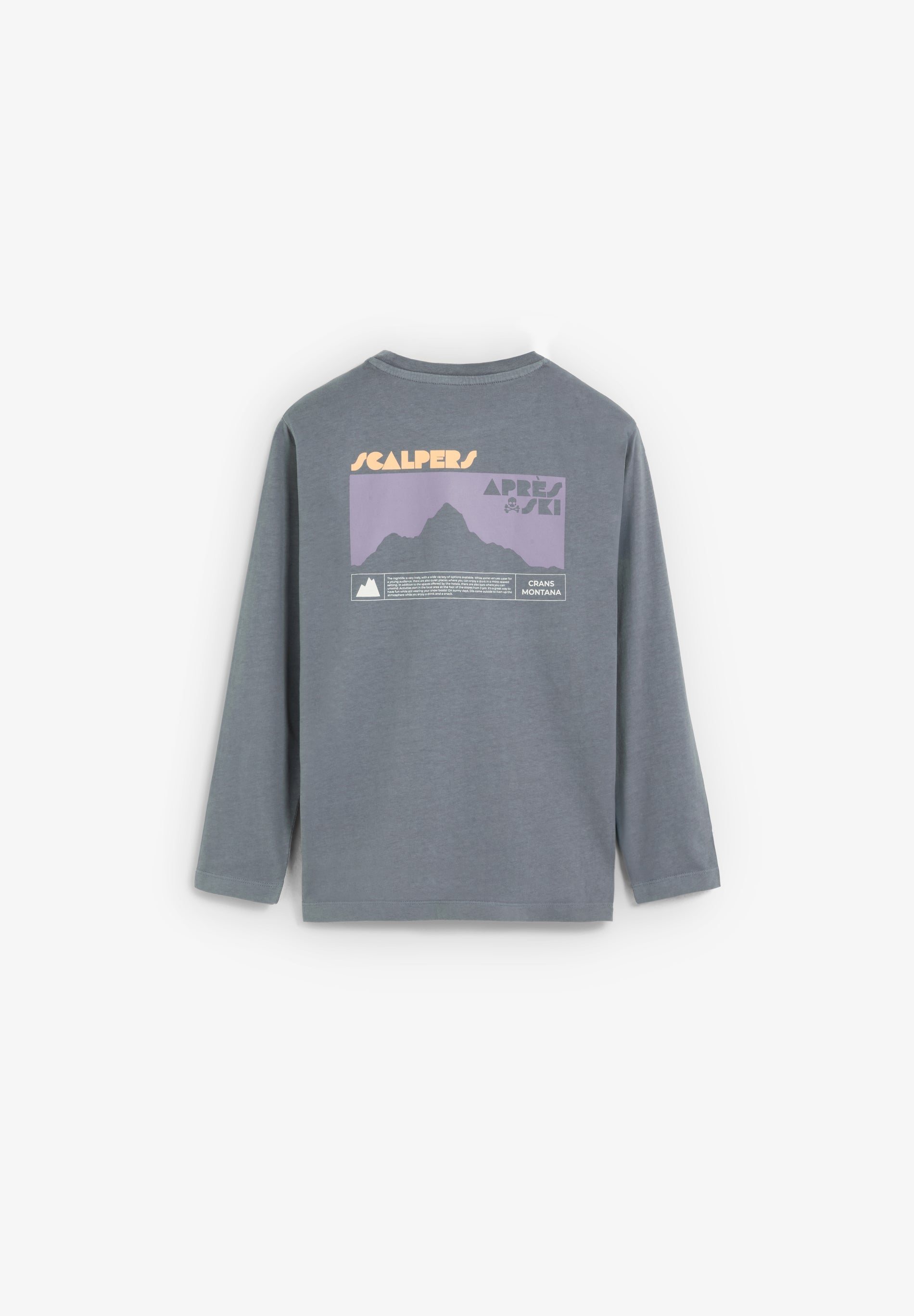 T-SHIRT DE MANGA COMPRIDA COM PADRÃO