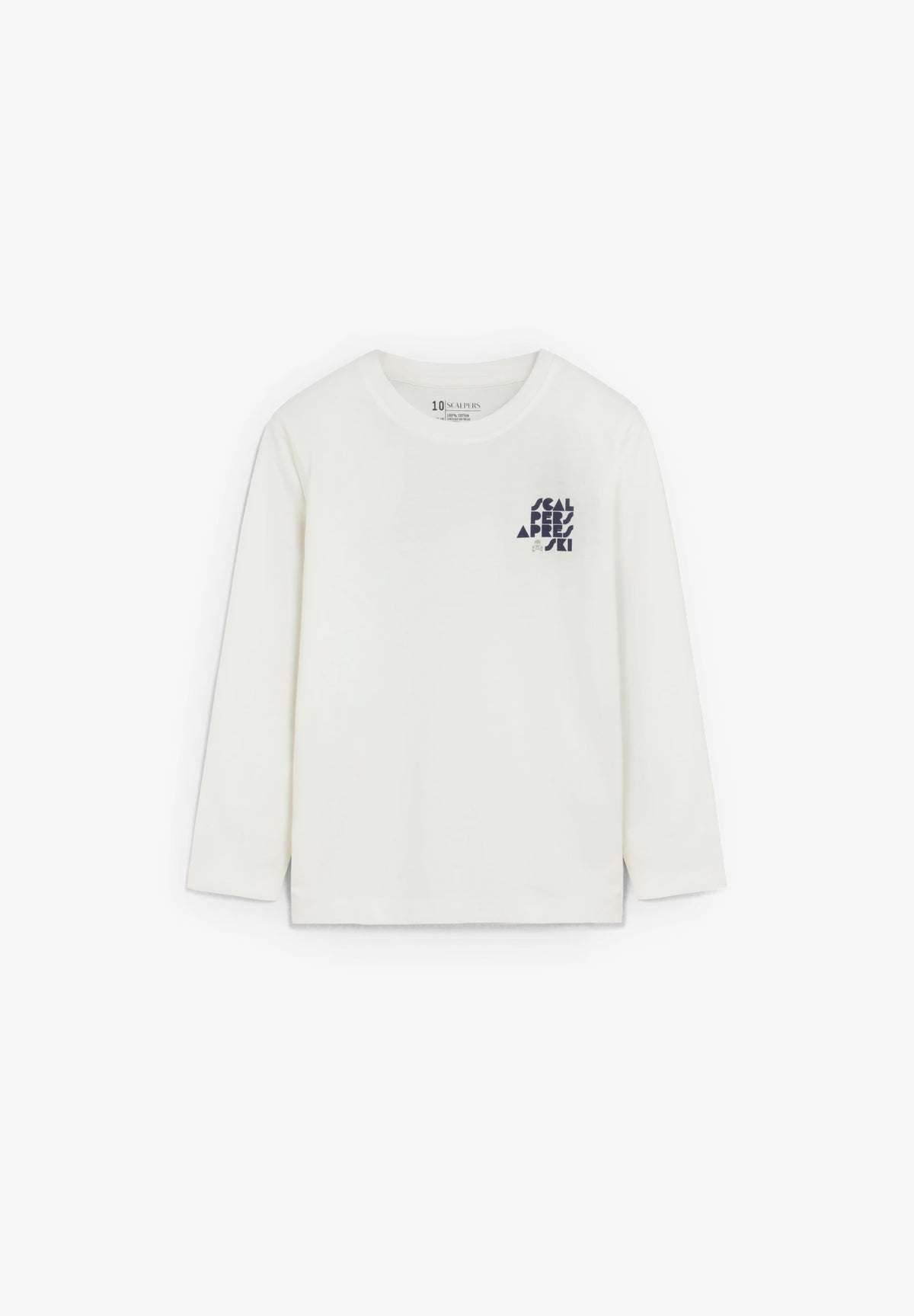 T-SHIRT DE MANGA COMPRIDA COM PADRÃO