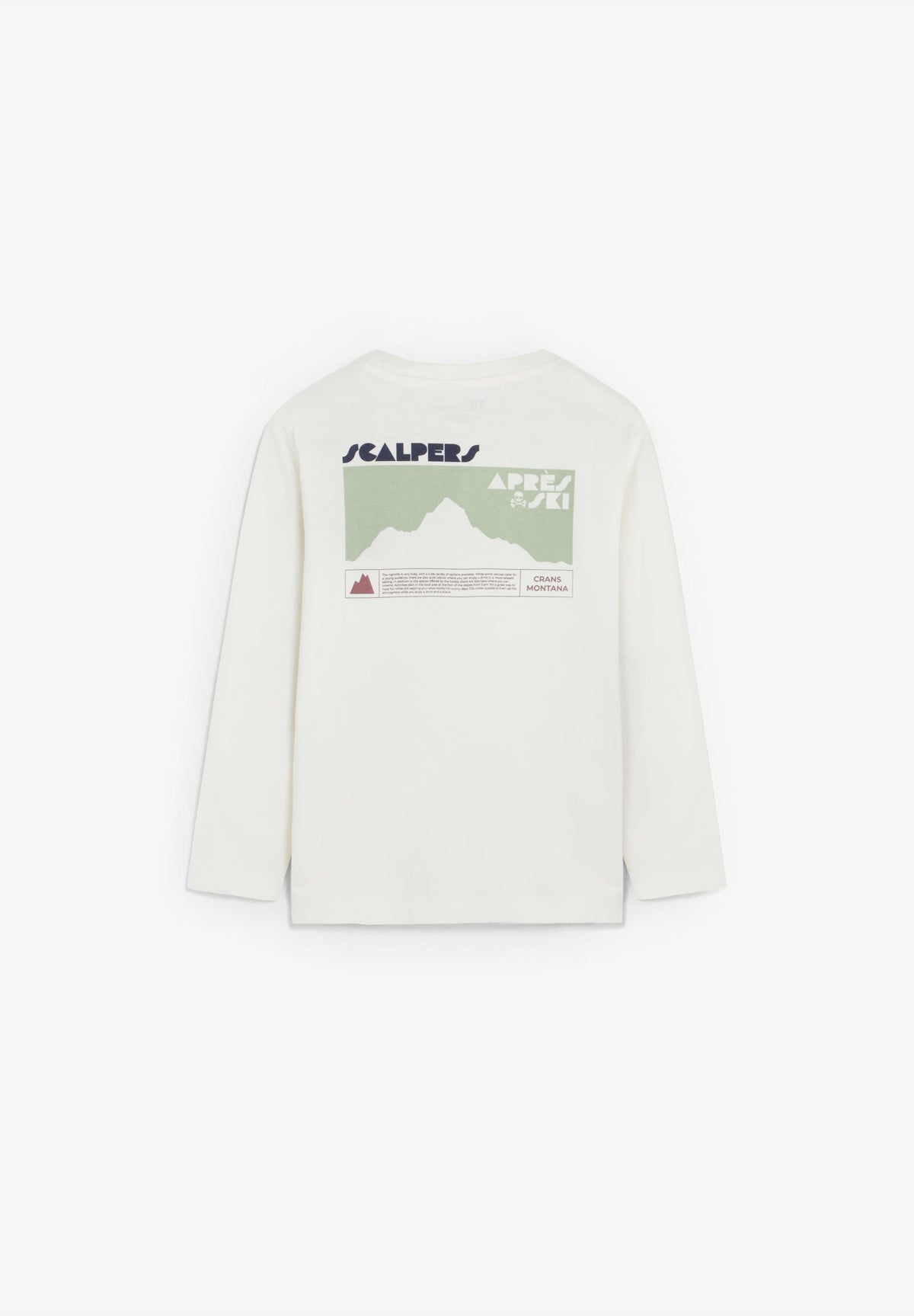 T-SHIRT DE MANGA COMPRIDA COM PADRÃO