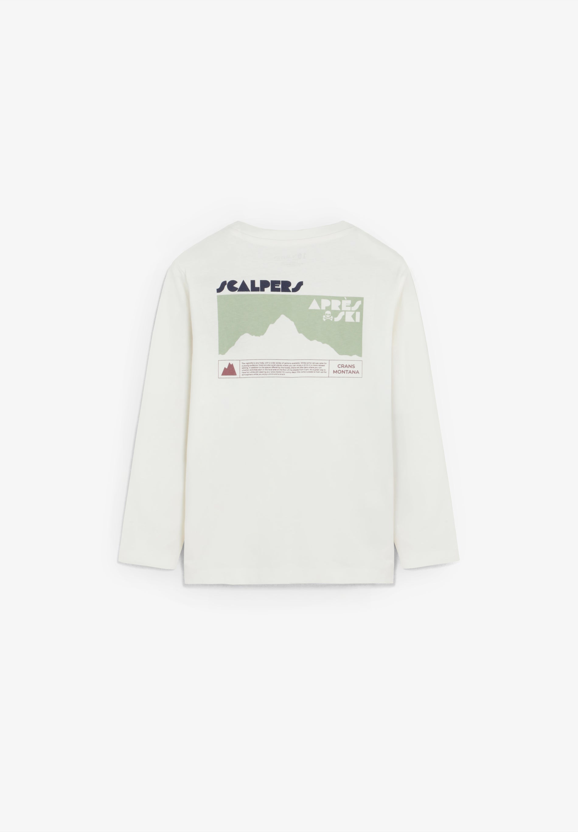 T-SHIRT DE MANGA COMPRIDA COM PADRÃO