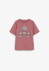 T-SHIRT SKULL COM ESTAMPADO ÉTNICO