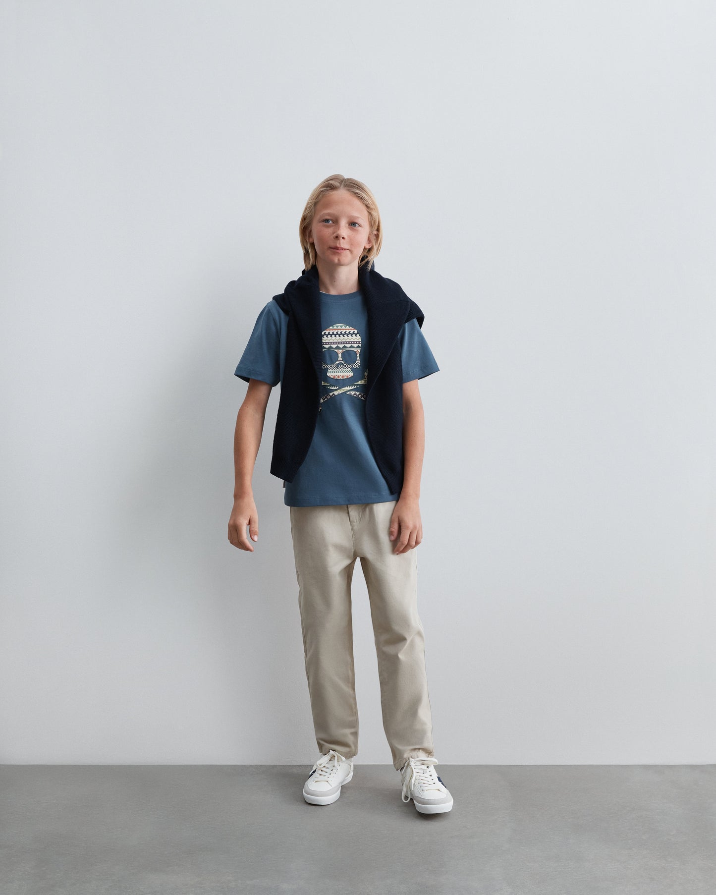T-SHIRT SKULL COM PADRÃO
