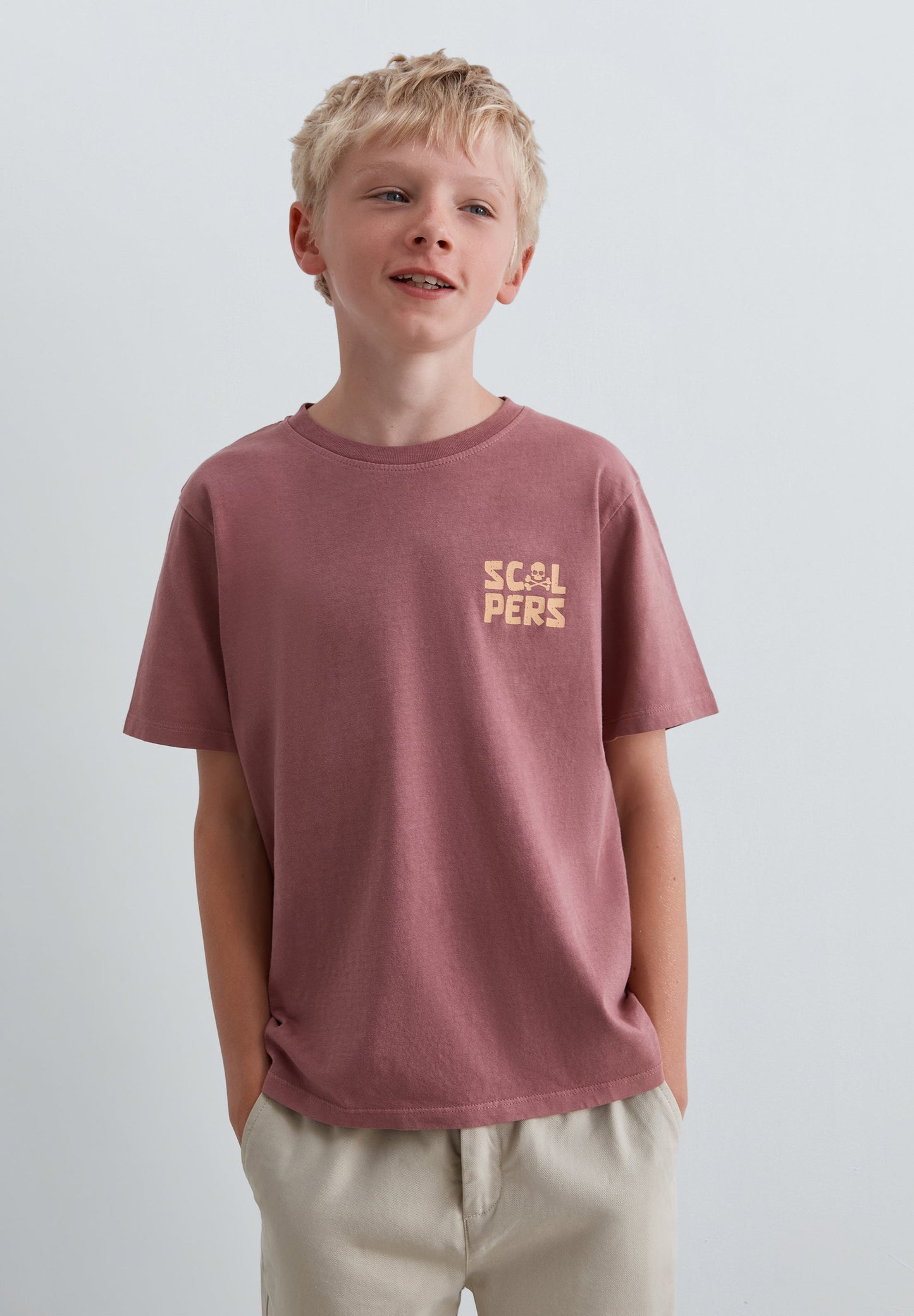 T-SHIRT DE MANGA CURTA COM PADRÃO