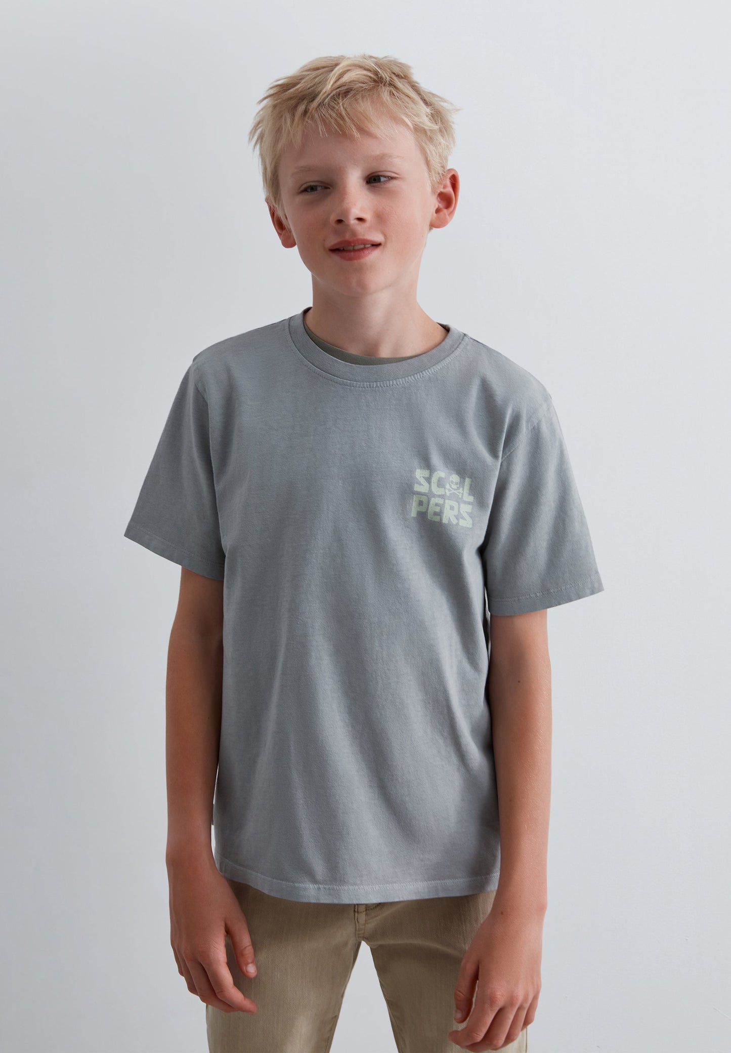 T-SHIRT DE MANGA CURTA COM PADRÃO