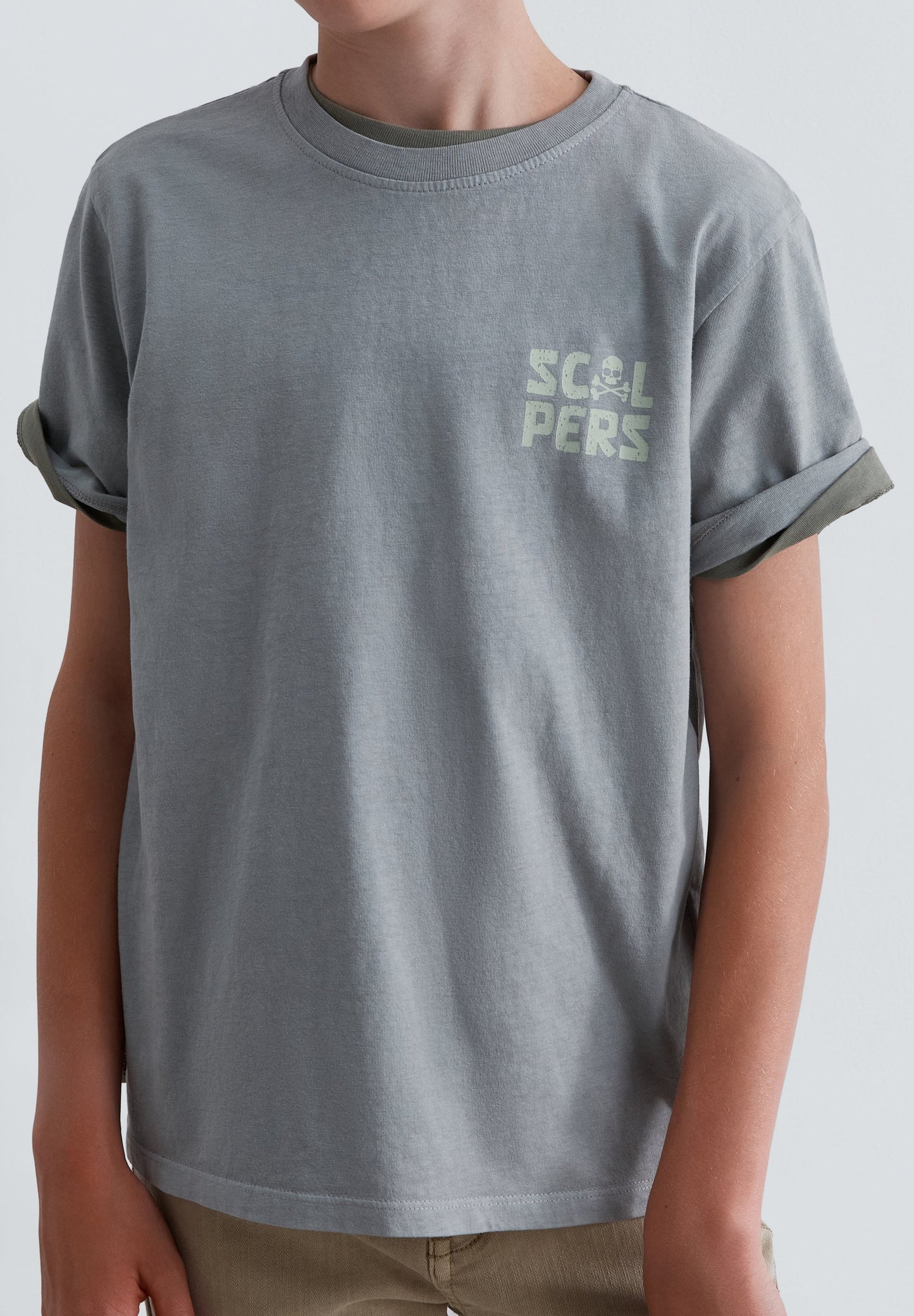 T-SHIRT DE MANGA CURTA COM PADRÃO