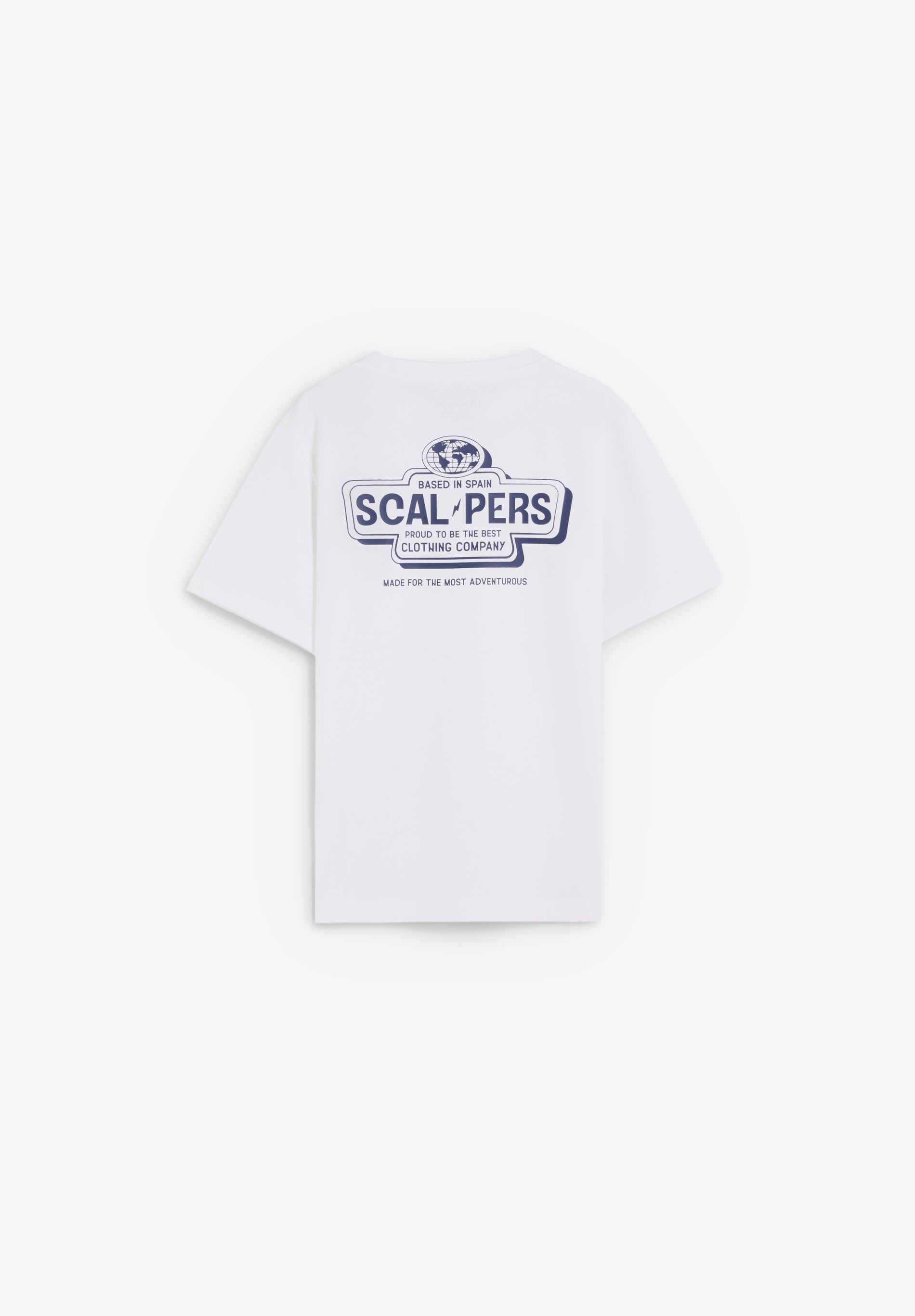 T-SHIRT SKULL COM ESTAMPADO NAS COSTAS
