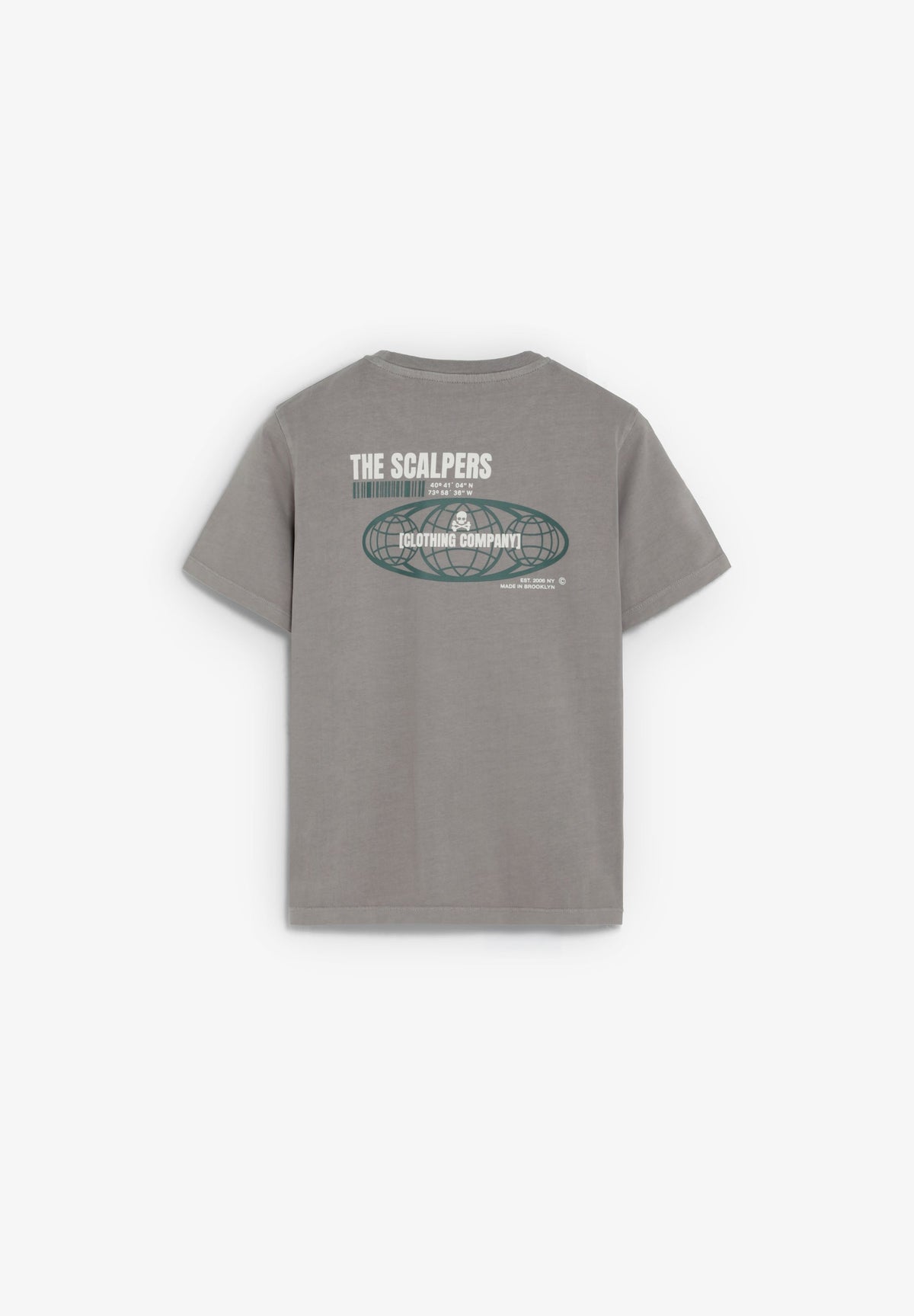 T-SHIRT COM PADRÃO EM CONTRASTE