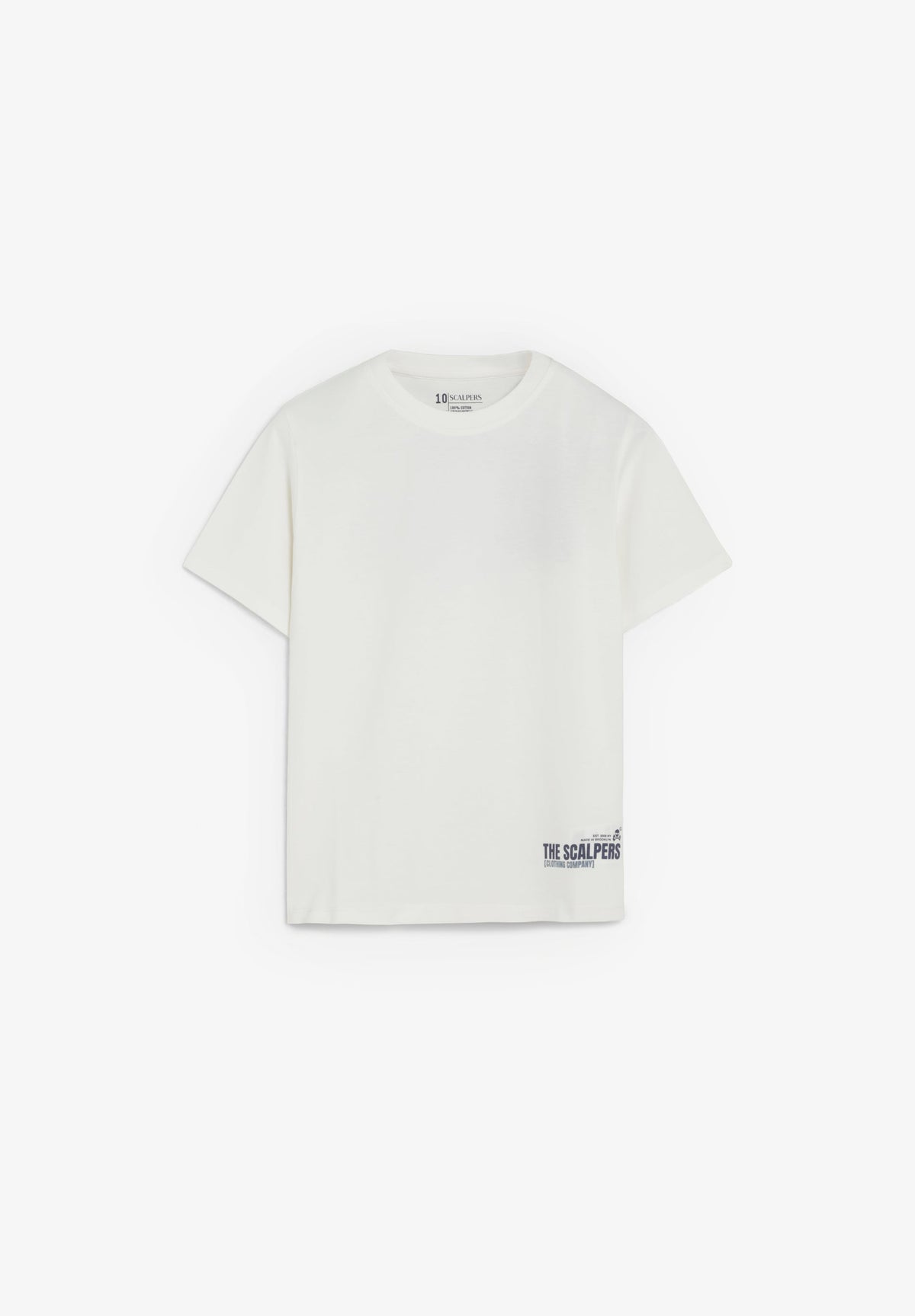 T-SHIRT COM PADRÃO EM CONTRASTE