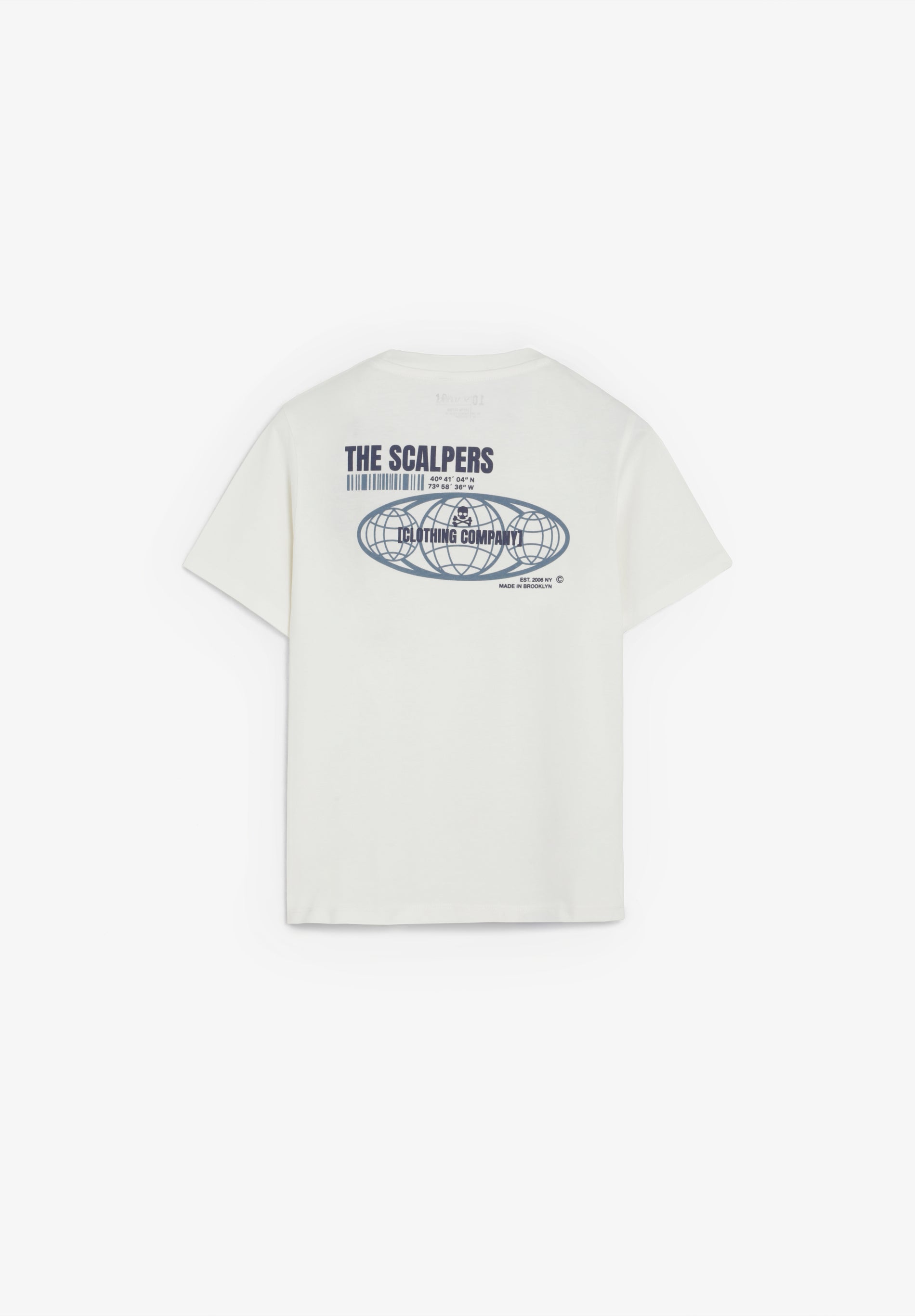 T-SHIRT COM PADRÃO EM CONTRASTE