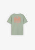 T-SHIRT ESTAMPADA COM EFEITO LAVADO