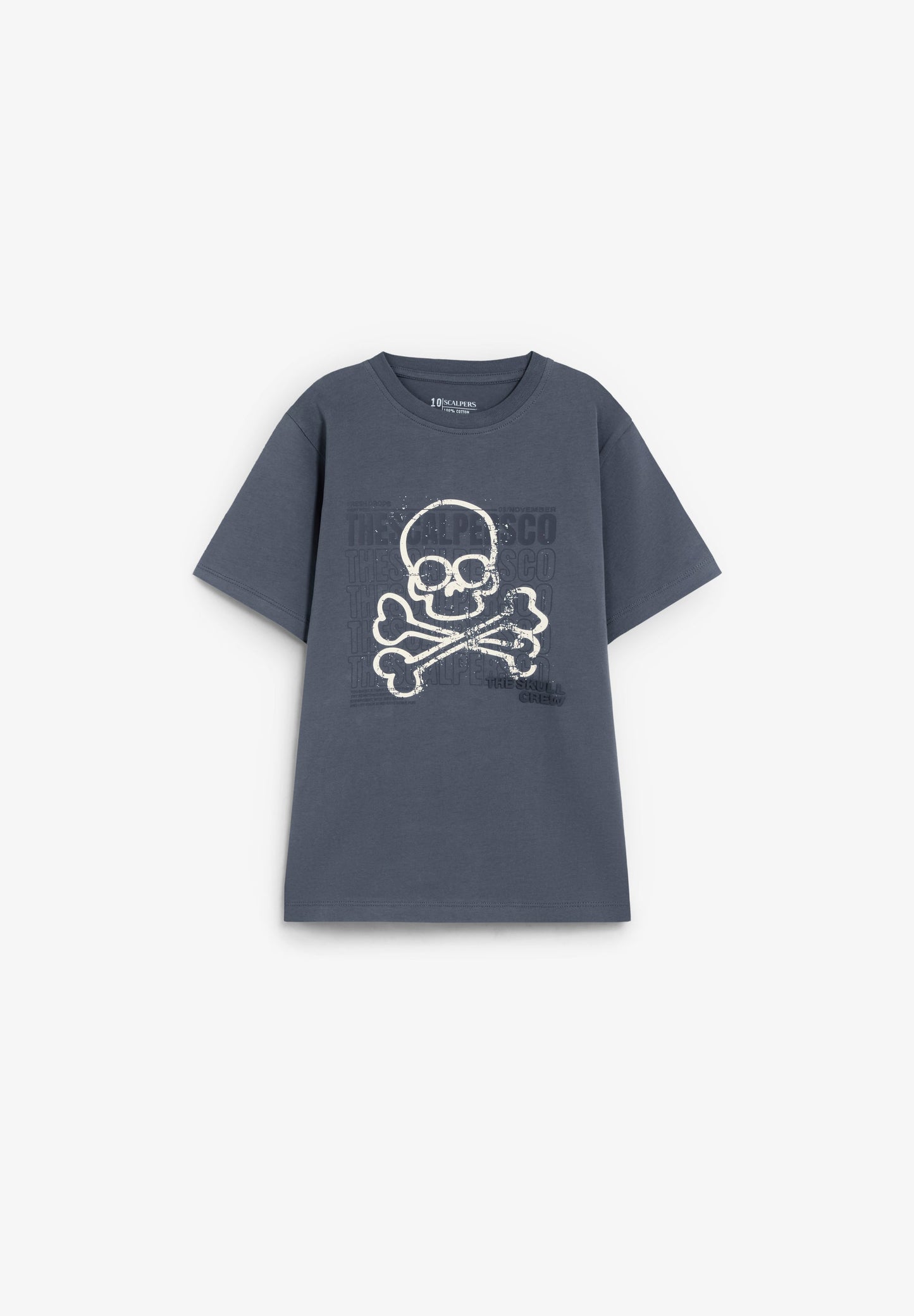 T-SHIRT COM PADRÃO PORMENOR ATRÁS