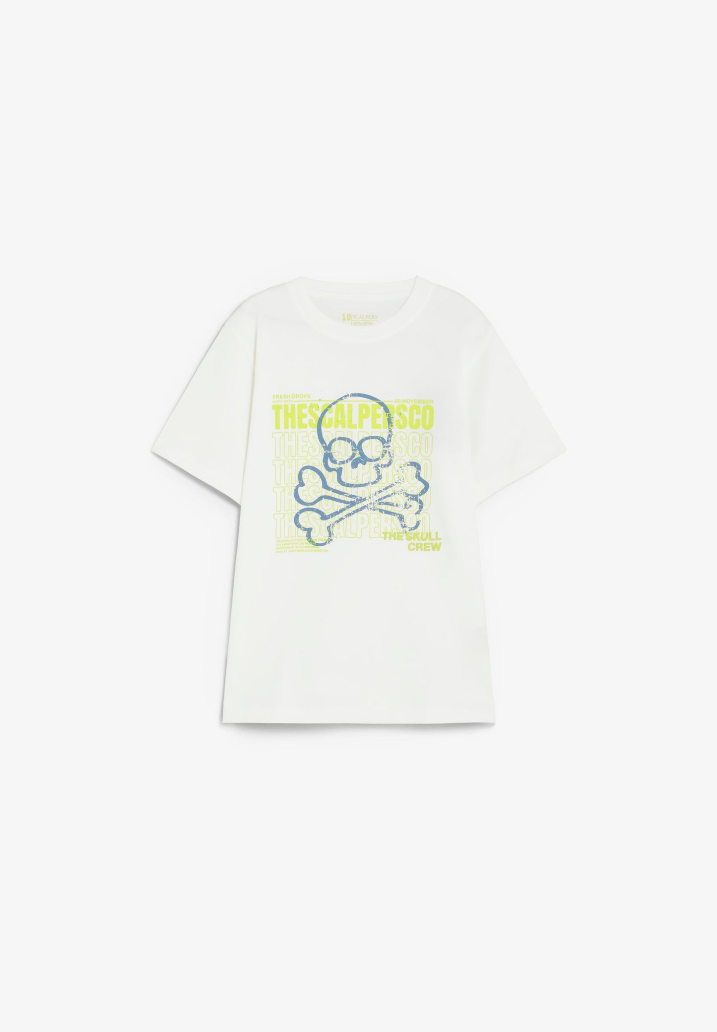 T-SHIRT COM PADRÃO PORMENOR ATRÁS