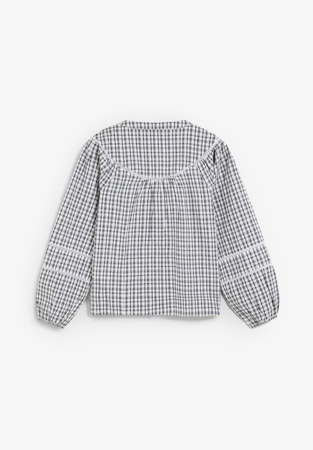 SCAMY CHECK BLOUSE GIRLS