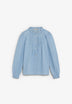 SCDENIM PLEAT BLOUSE GIRLS