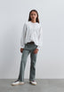 BLUSA ROMÂNTICA COM BORDADOS