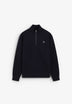 SWEATER MEIO ZIP COM SKULL