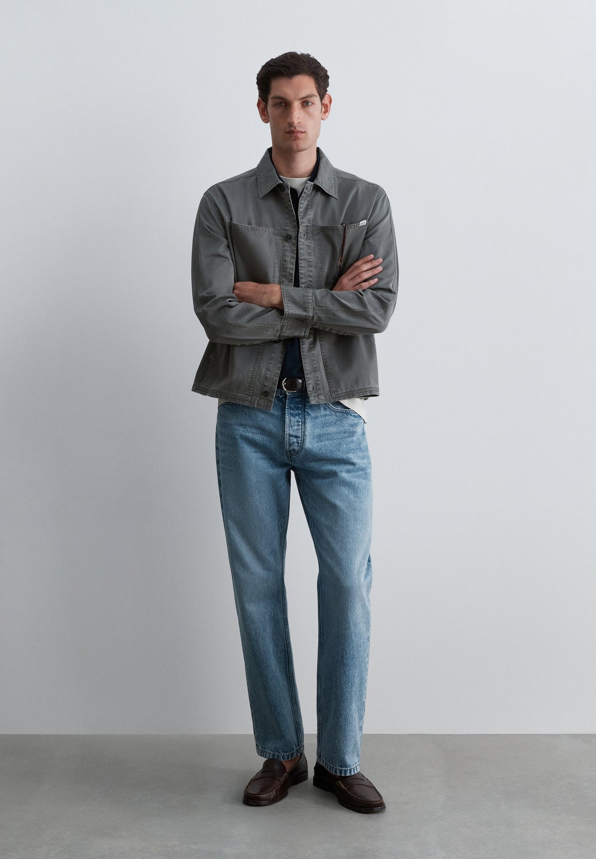 CAMISA COMPRIDA MILITAR COM BOLSOS