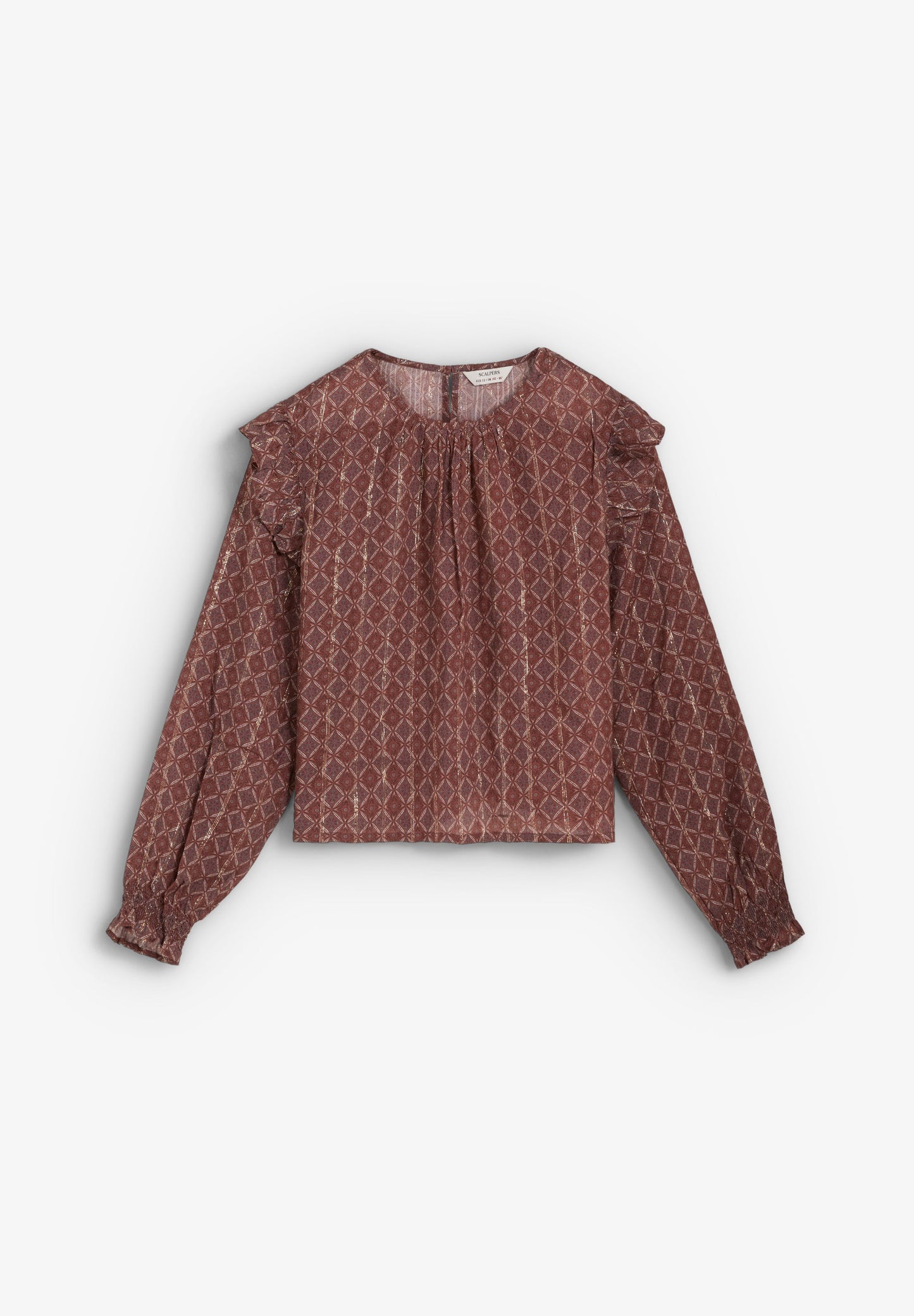 BLUSA COM ESTAMPADO GEOMÉTRICO