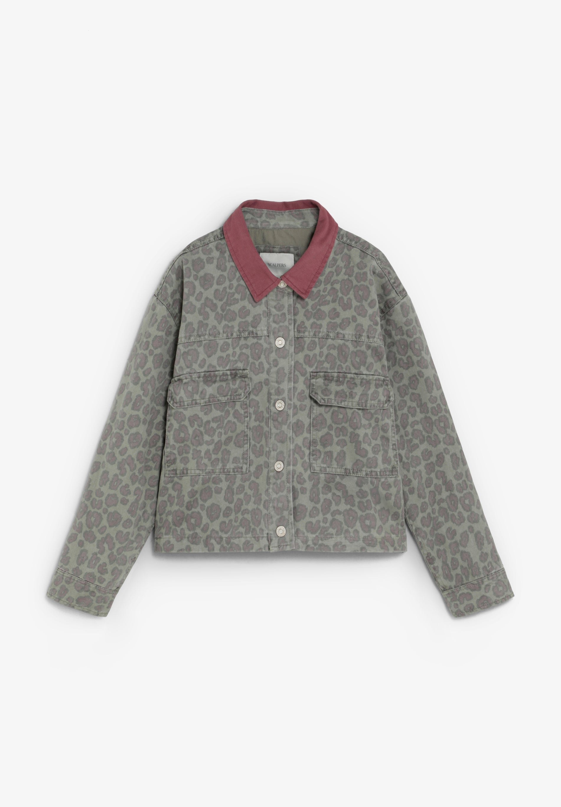 CASACO DENIM COM ESTAMPADO ANIMAL