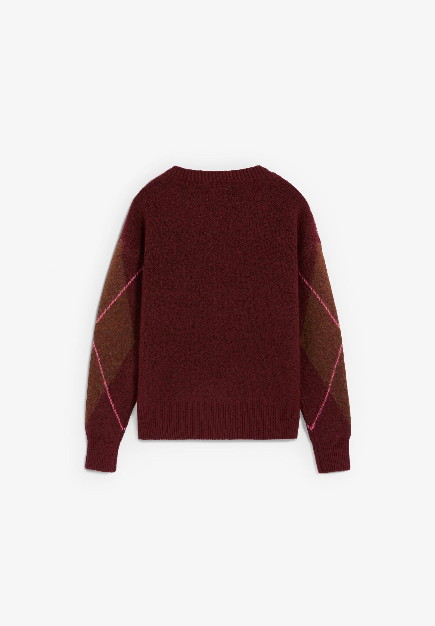 SWEATER DE MALHA TEXTURA DIAMANTE
