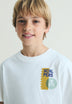 T-SHIRT ALGODÃO COM PADRÃO
