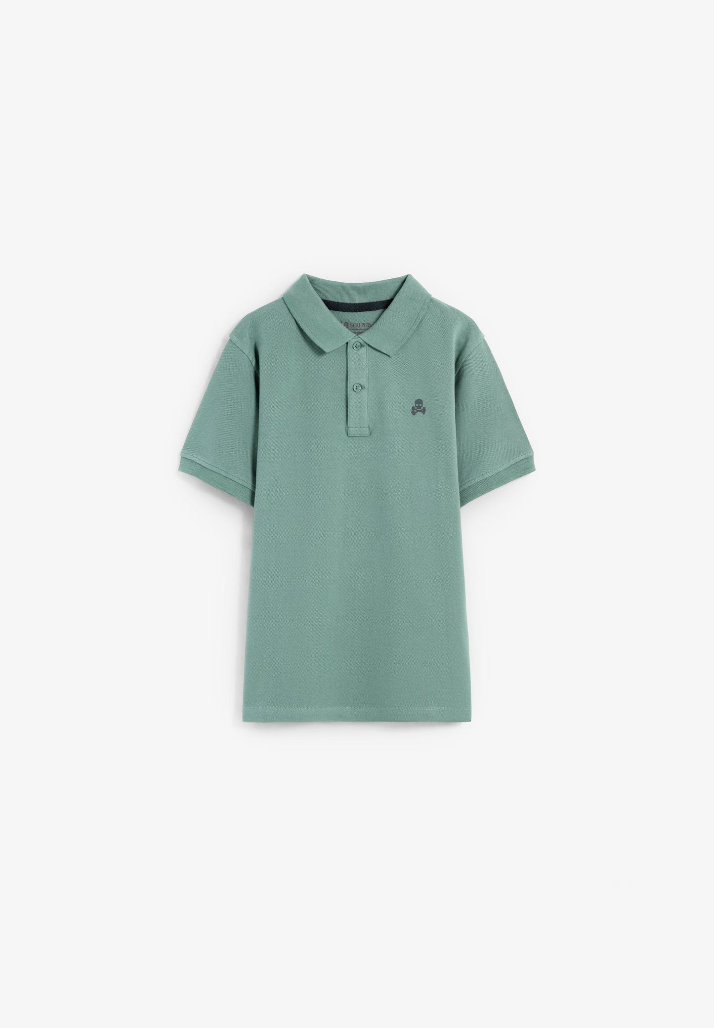 CAMISA POLO BÁSICA COM SKULL