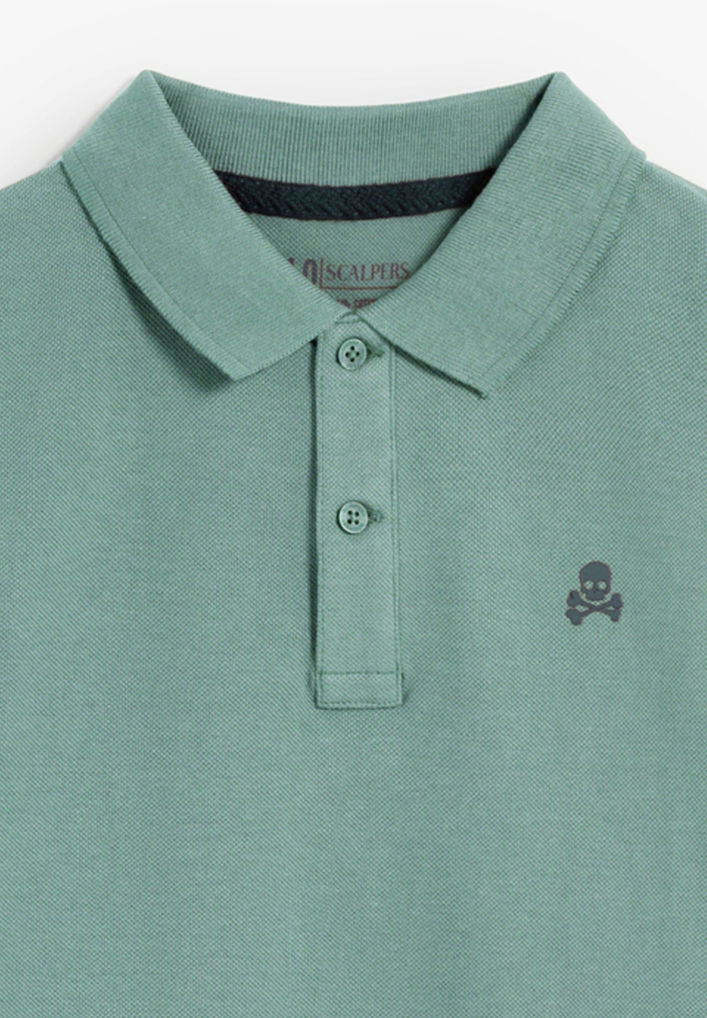 CAMISA POLO BÁSICA COM SKULL