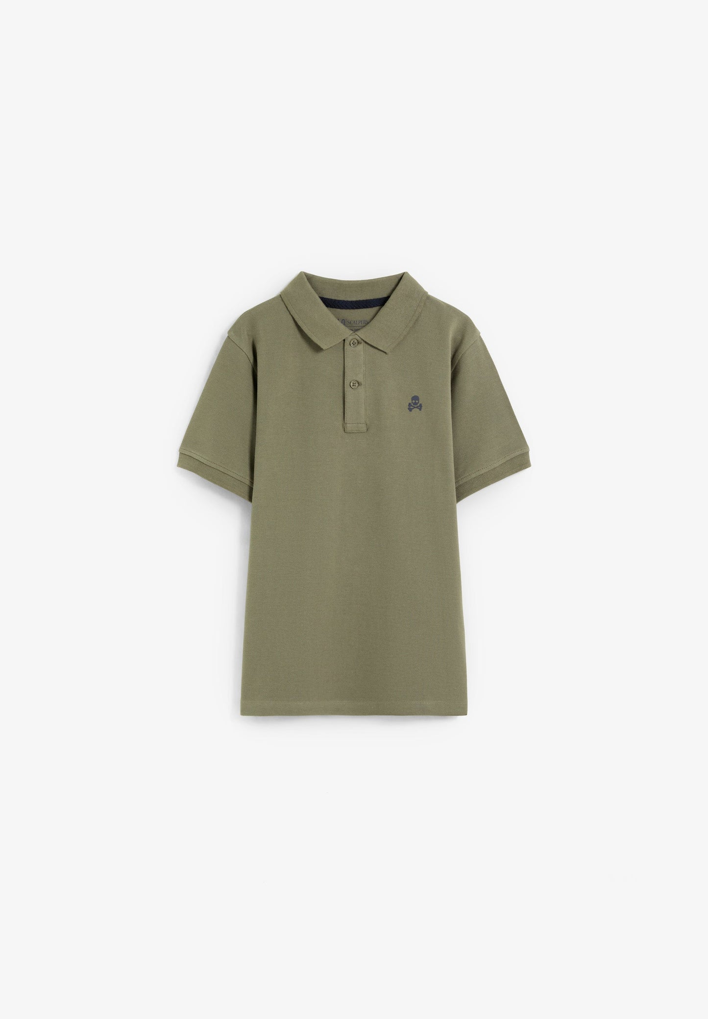 CAMISA POLO BÁSICA COM SKULL